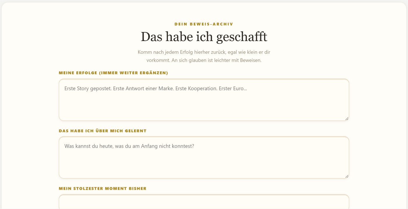 Workbook: Deine Erfolge